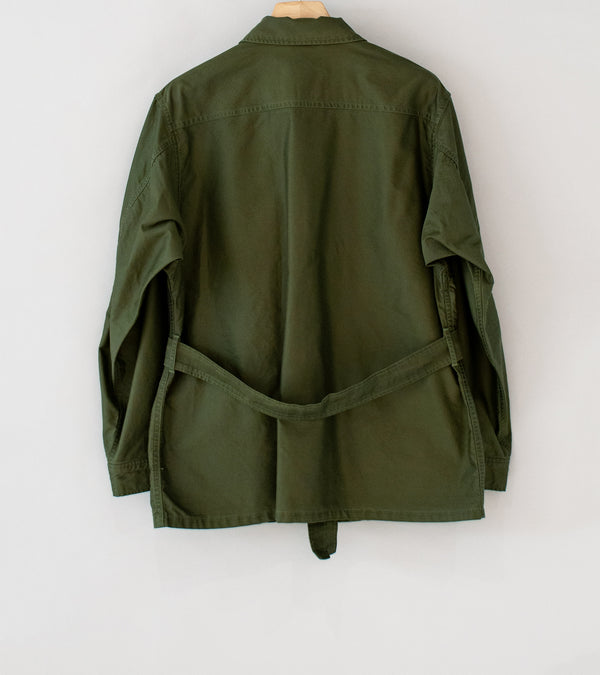 Awasa 'Giza Cotton Moleskin Belted Jacket' (Khaki)