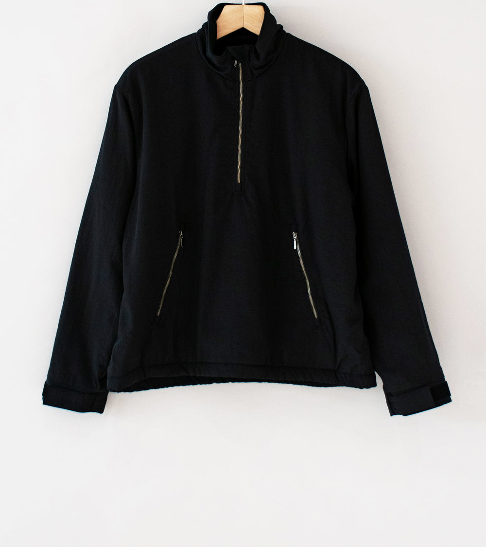 Awasa 'Nylon Silk PCS Pullover Jacket' (Black)