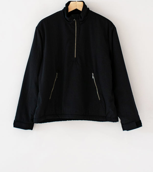 Awasa 'Nylon Silk PCS Pullover Jacket' (Black)