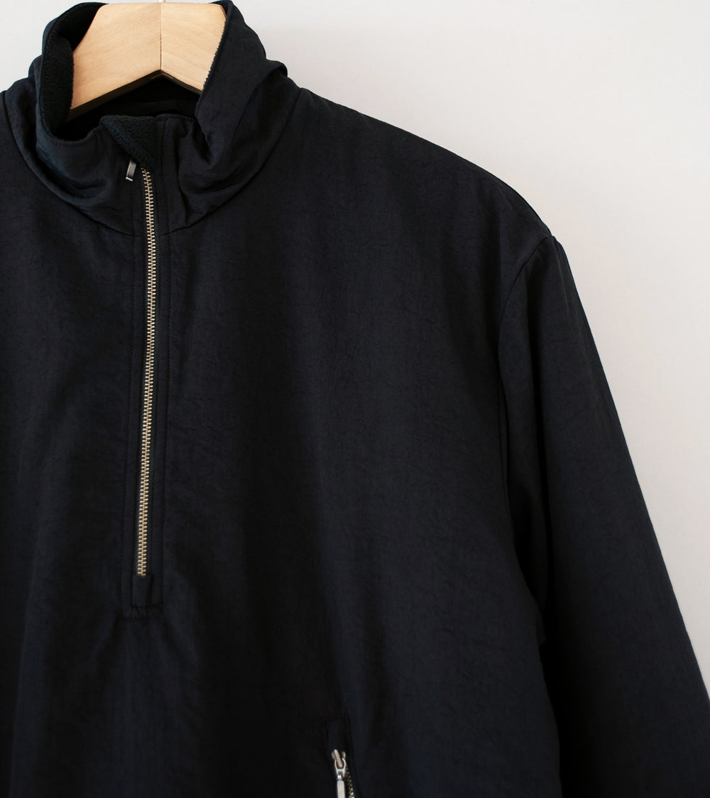 Awasa 'Nylon Silk PCS Pullover Jacket' (Black)