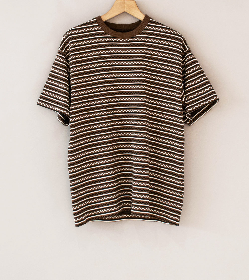 Unlikely 'Jacquard Knit Tee' (Brown Black)