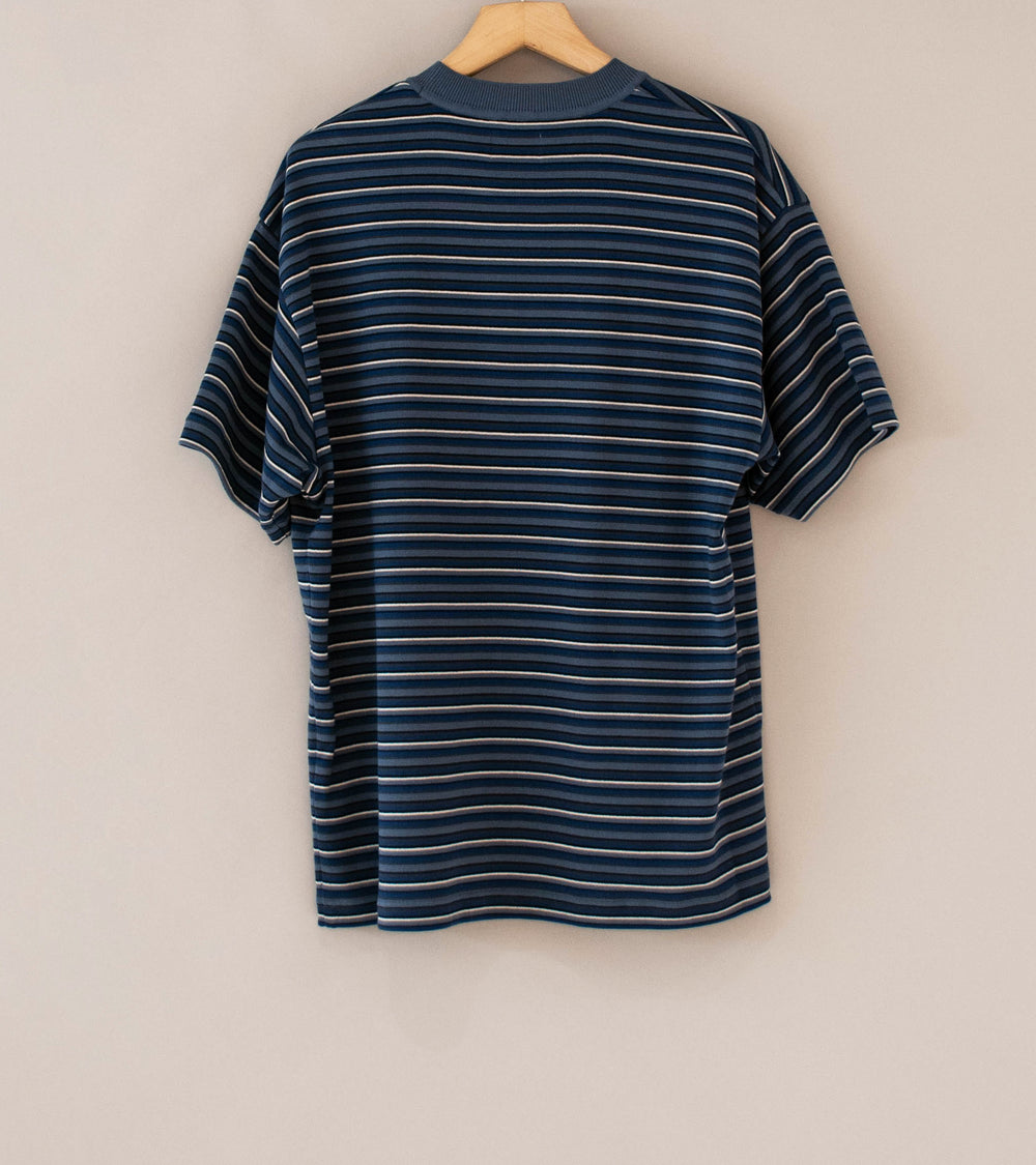 Unlikely 'Border Knit Tee' (Blue Gray)