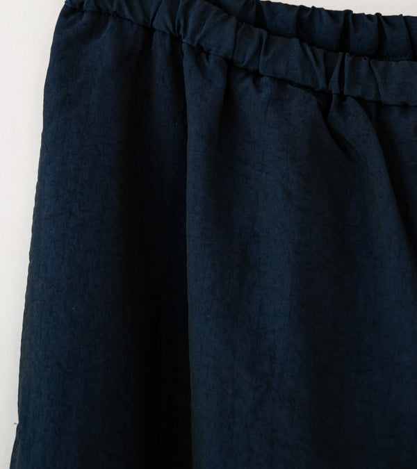 Awasa 'Nylon Silk Side Zip Warm Up Pants' (Navy)