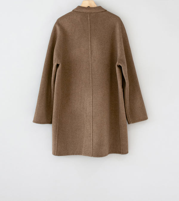 Seya 'Double Face Yak Half Coat' (Brown Undyed Yak) – C'H'C'M'