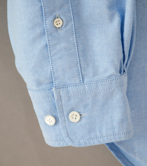 Awasa 'Organic Cotton Oxford L/S Oversized B.D Pullover Shirt' (Sax)