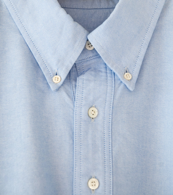 Awasa 'Organic Cotton Oxford L/S Oversized B.D Pullover Shirt' (Sax)