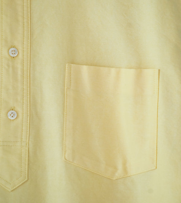 Awasa 'Organic Cotton Oxford L/S Oversized B.D Pullover Shirt' (Yellow)