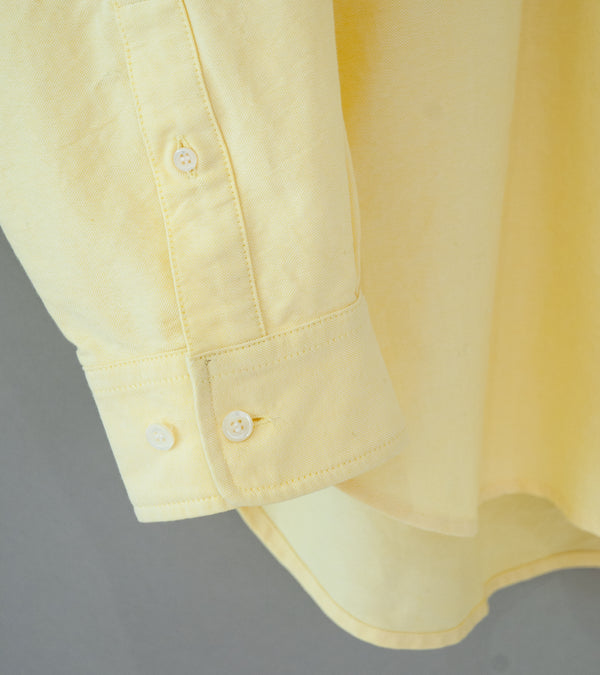Awasa 'Organic Cotton Oxford L/S Oversized B.D Pullover Shirt' (Yellow)
