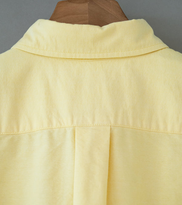 Awasa 'Organic Cotton Oxford L/S Oversized B.D Pullover Shirt' (Yellow)
