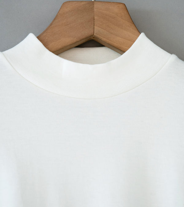 Awasa 'Supima Aging Cotton Smooth Mock Neck' (White)