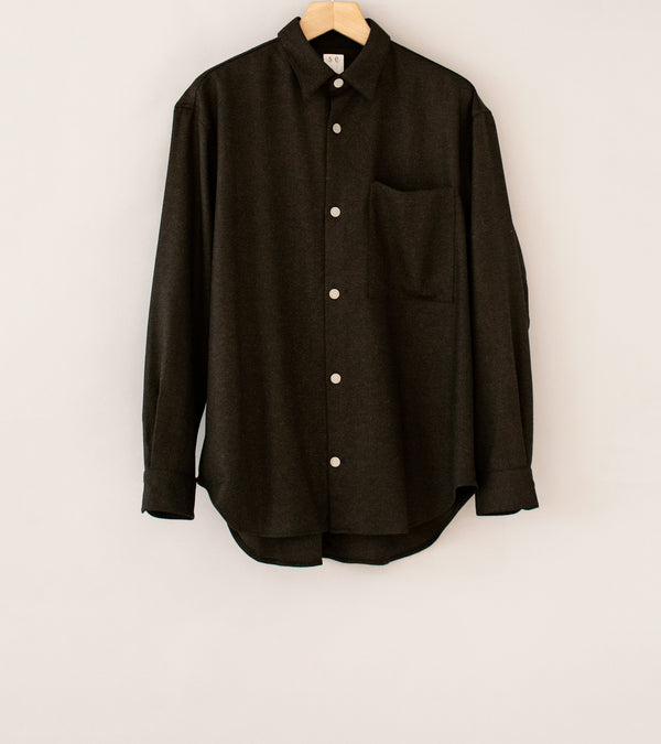 Seya 'Eternal Shirt' (Chestnut Fine Grained Tweed)