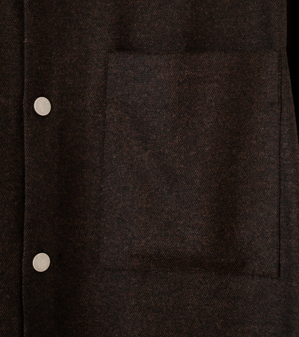 Seya 'Eternal Shirt' (Chestnut Fine Grained Tweed)