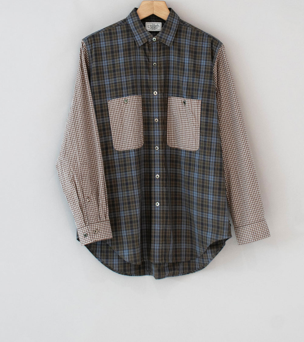 Unlikely 'Work Shirt 2tone' (Olive Light Brown)