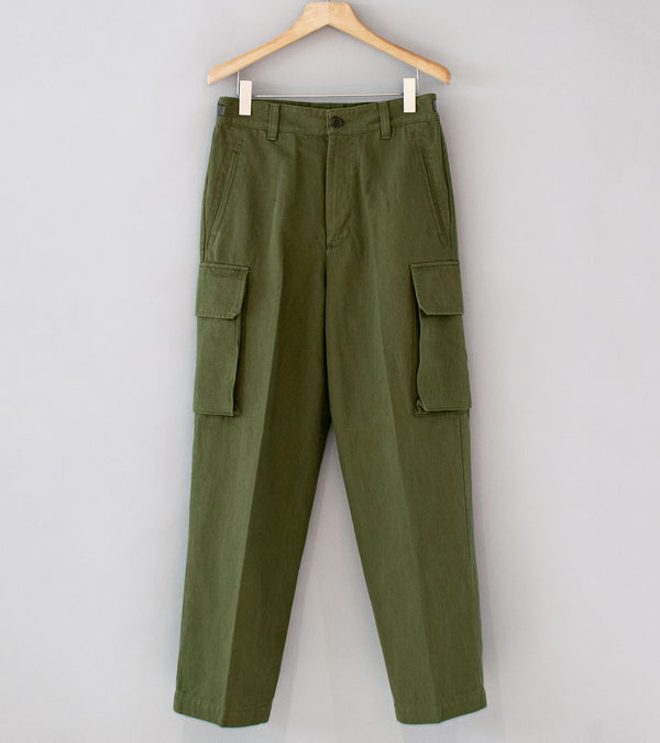 Awasa 'Cotton Washi Cargo Pants' (Khaki)