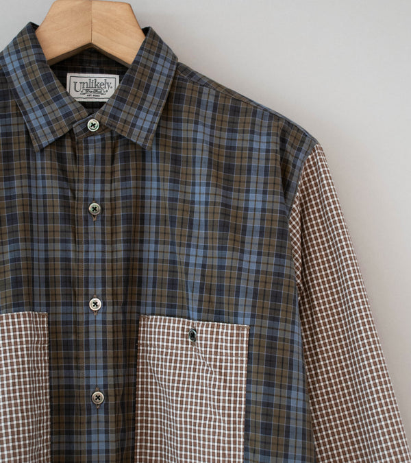 Unlikely 'Work Shirt 2tone' (Olive Light Brown)