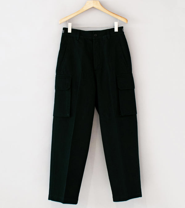 Awasa 'Cotton Washi Cargo Pants' (Black)