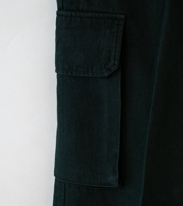 Awasa 'Cotton Washi Cargo Pants' (Black)