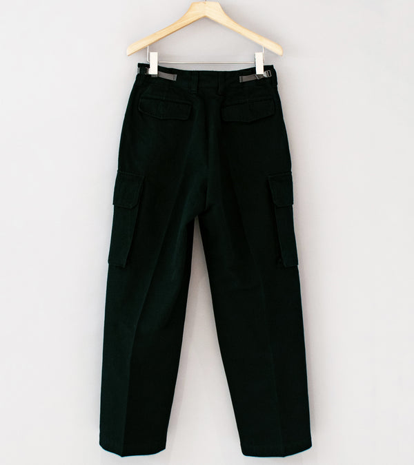 Awasa 'Cotton Washi Cargo Pants' (Black)