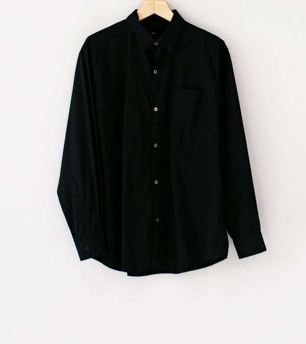 Awasa 'Regular Collar Shirt' (Black)