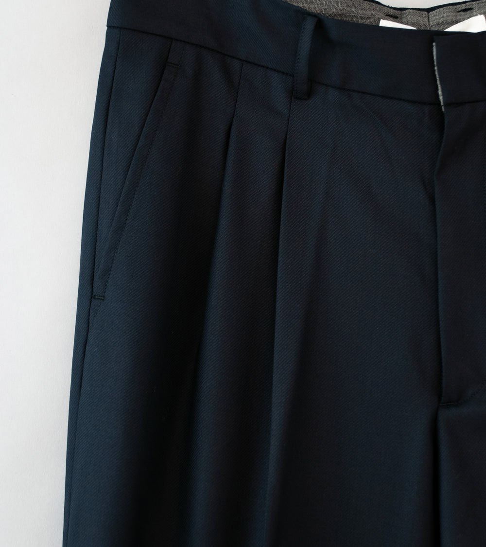 Seya 'Travel Pants' (Midnight Refined Cashmere Silk Twill)