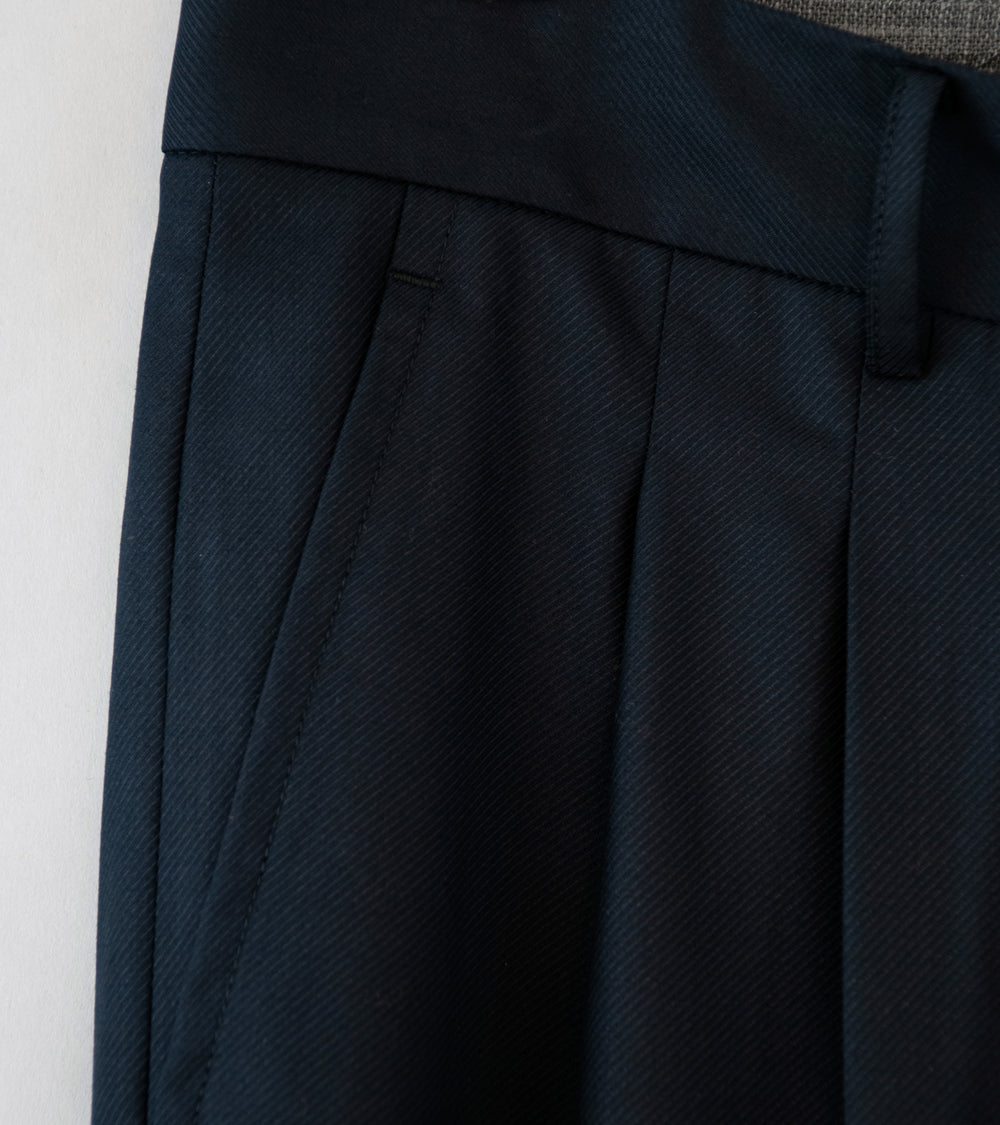 Seya 'Travel Pants' (Midnight Refined Cashmere Silk Twill)