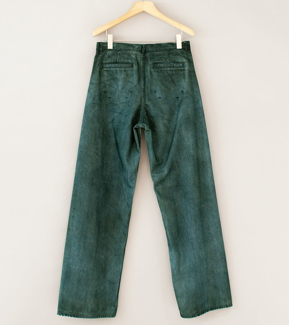 Seya 'Tofu Brother Jeans' (Faded Indigo Hand Sprayed Denim)