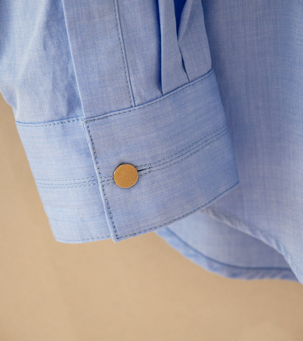 Awasa 'Regular Collar Shirt' (Blue)