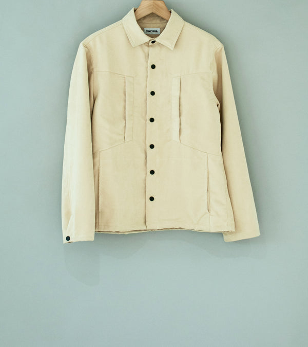 Cavecanum 'ST Jacket' (Ivory Polyester Suede)