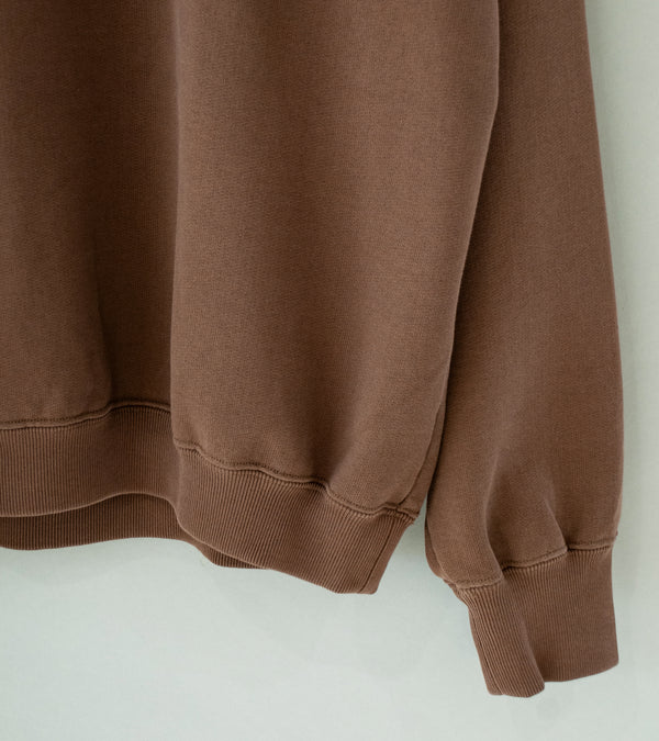 Awasa 'Supima Aging Cotton Crew Neck Sweatshirt' (Fade Brown)