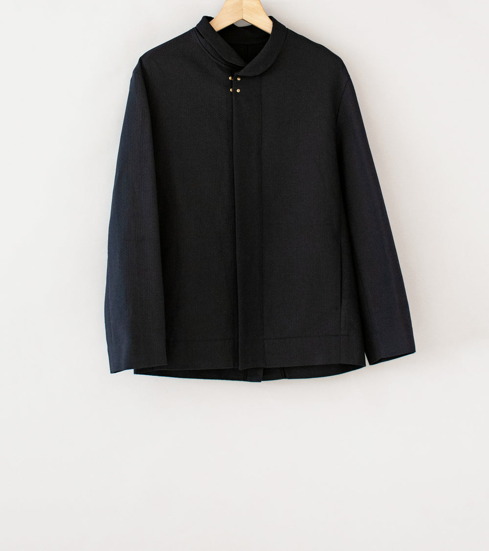 Seya 'Sashiko Jacket' (Mulberry Sashiko Triple Cotton)