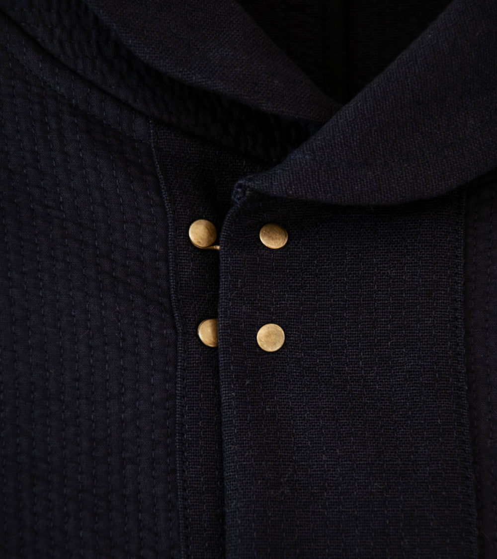 Seya 'Sashiko Jacket' (Mulberry Sashiko Triple Cotton)