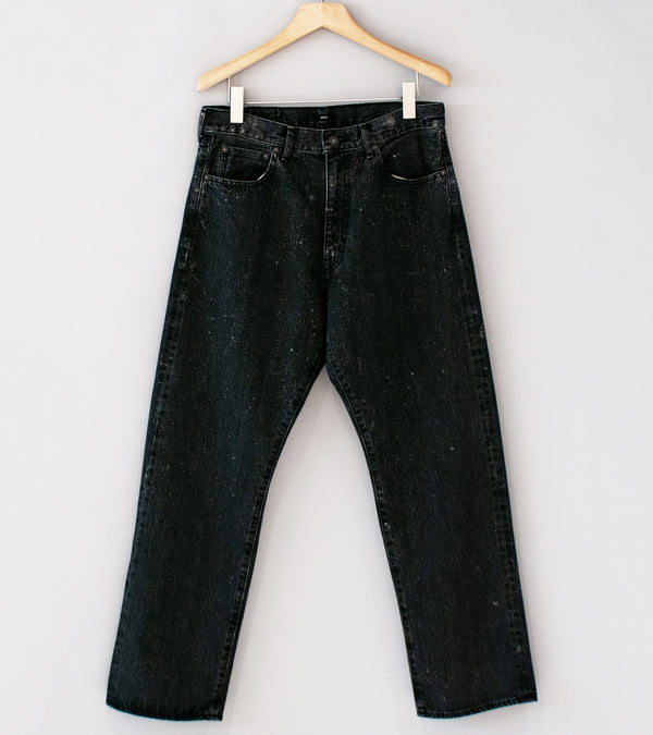 Awasa '5 Pocket Tapered Distressed Denim' (Meteor Black)