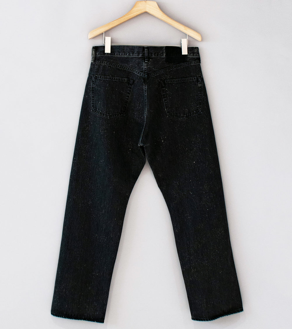 Awasa '5 Pocket Tapered Distressed Denim' (Meteor Black)