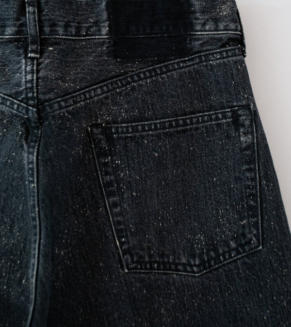 Awasa '5 Pocket Tapered Distressed Denim' (Meteor Black)