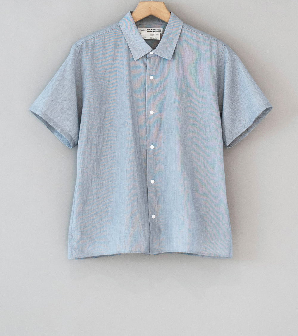 Yaeca 'Short Sleeve Comfort Shirt' (Hairline Stripe)