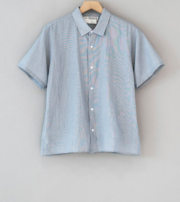 Yaeca 'Short Sleeve Comfort Shirt' (Hairline Stripe)