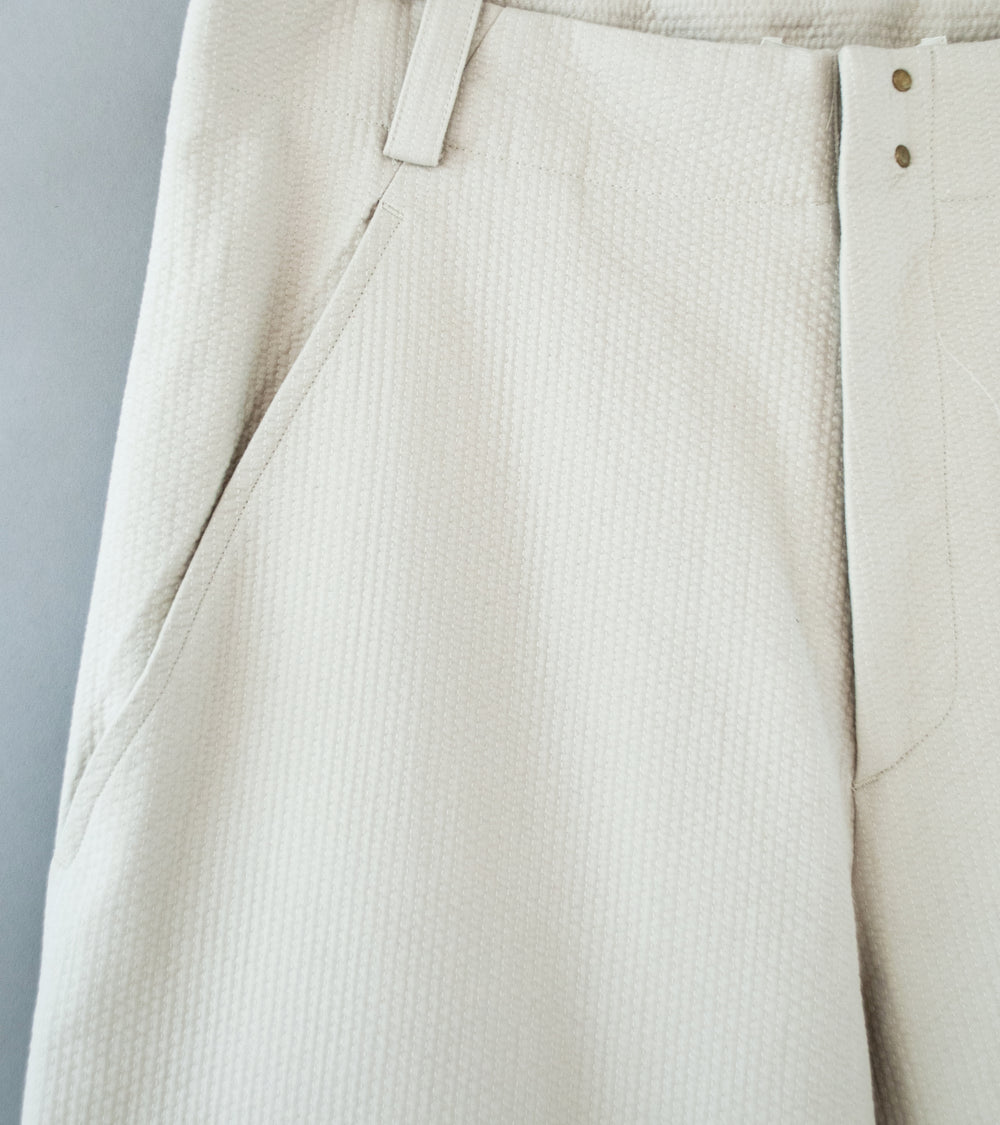 Seya 'Road Trip Pants' (Oat Milk Sashiko Triple Cotton)