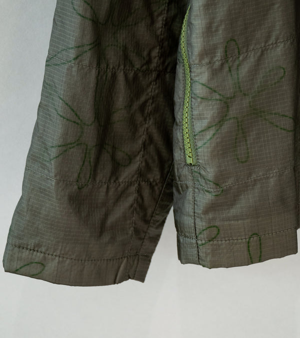 Sturla 'Grid Zip Up' (Grape Leaf White Grass Green Ripstop Nylon)