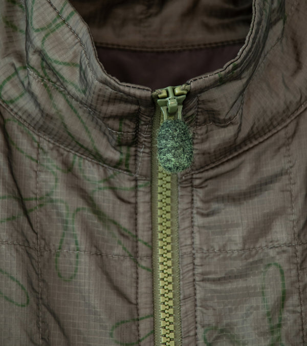 Sturla 'Grid Zip Up' (Grape Leaf White Grass Green Ripstop Nylon)