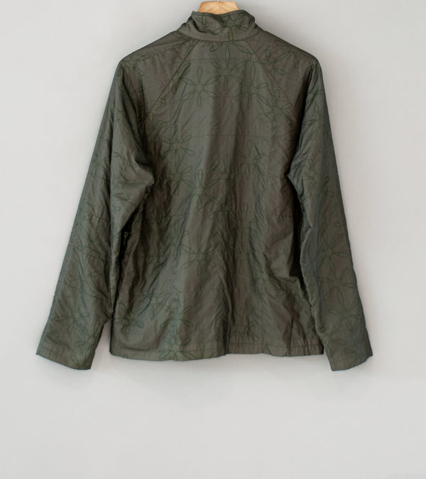 Sturla 'Grid Zip Up' (Grape Leaf White Grass Green Ripstop Nylon)