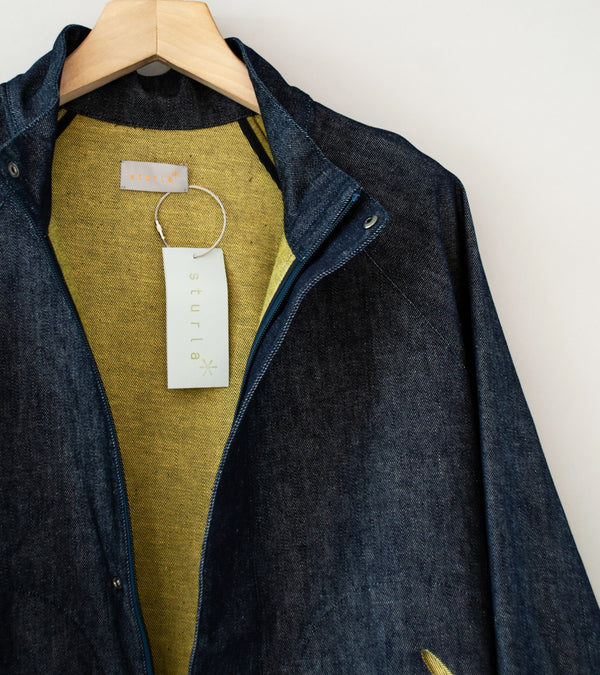 Sturla 'Incision Jacket' (Indigo Mustard Reverse Denim)