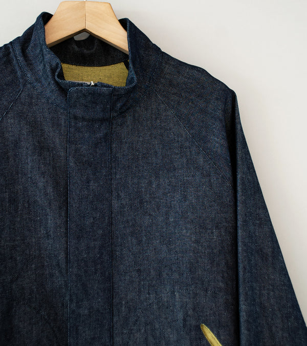 Sturla 'Incision Jacket' (Indigo Mustard Reverse Denim)