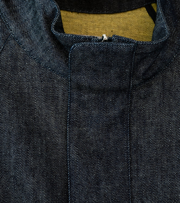 Sturla 'Incision Jacket' (Indigo Mustard Reverse Denim)