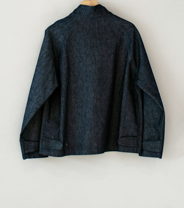 Sturla 'Incision Jacket' (Indigo Mustard Reverse Denim)