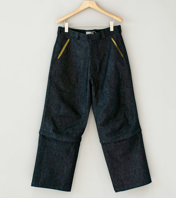 Sturla 'Transform Trousers' (Indigo Mustard Reverse Denim)