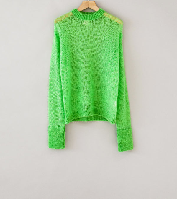 Seya 'Airy Mohair Jumper' (Peppermint Fluffy Silk Mohair)