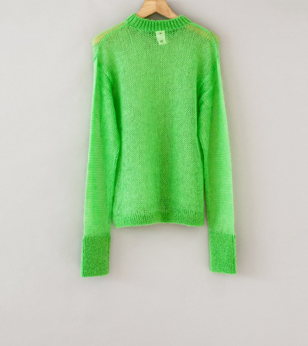 Seya 'Airy Mohair Jumper' (Peppermint Fluffy Silk Mohair)