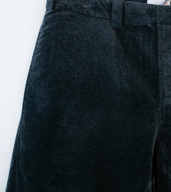 Sturla 'Twisted Seam Trousers' (Charcoal Flocked Nylon)