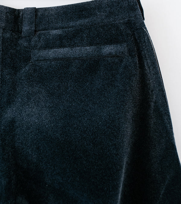 Sturla 'Twisted Seam Trousers' (Charcoal Flocked Nylon)
