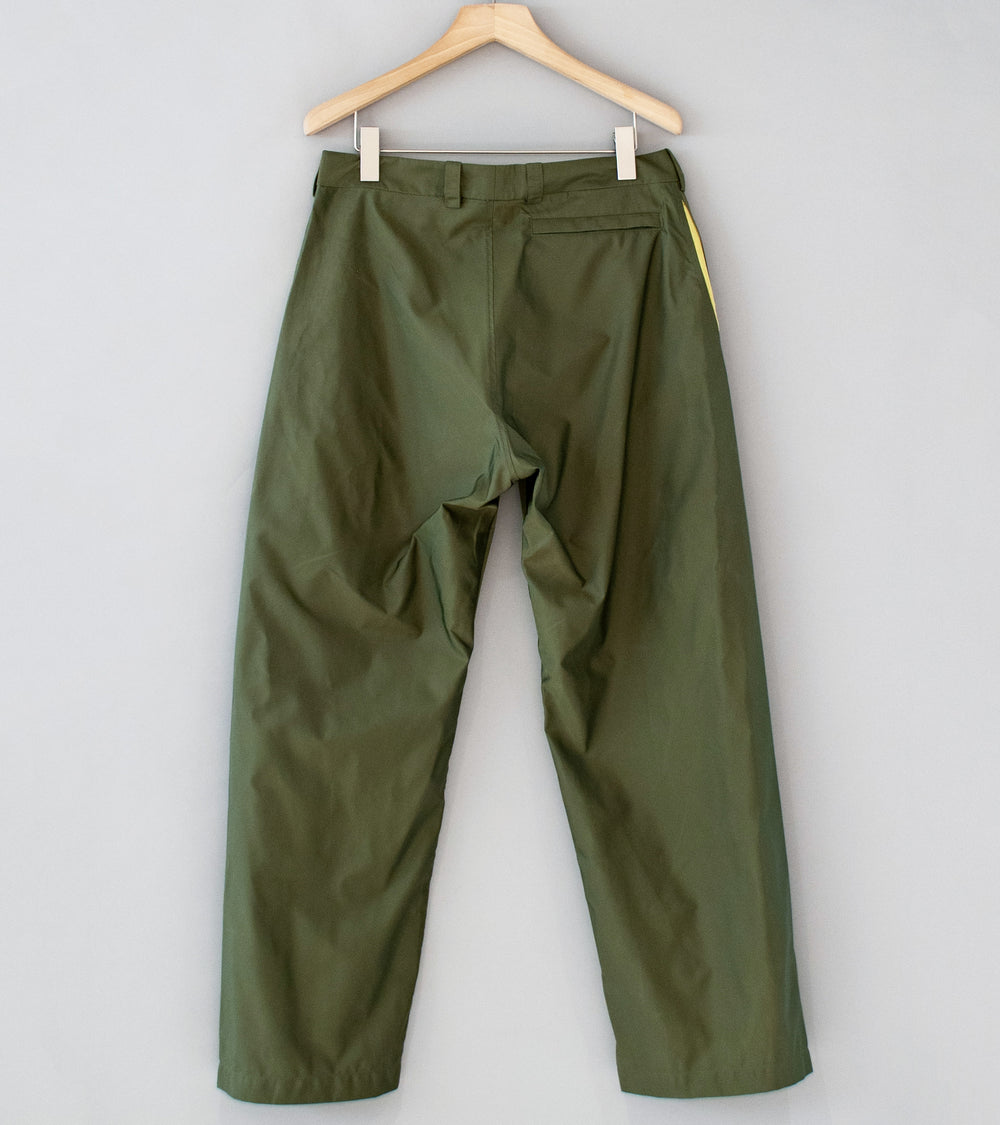 Sturla 'Twisted Seam Trousers' (Olive Shot Nylon)